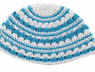 כיפת פריק תכלת לבן