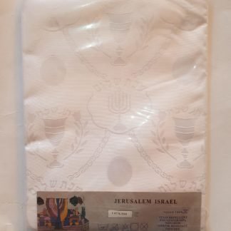 מפת שולחן דוחה כתמים מודפסת לשבת קודש 3 מטר