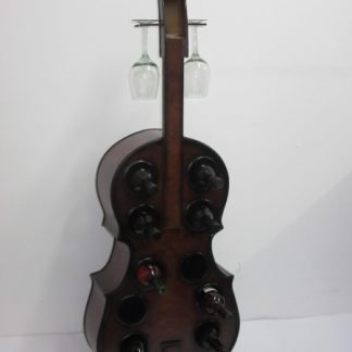 צ'לו ל-10 בקבוקי יין 2 כוסות