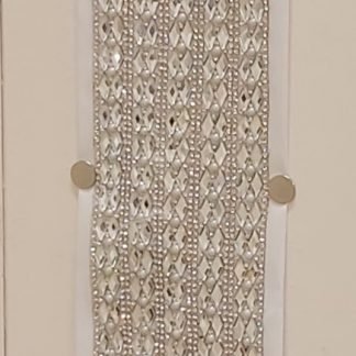 עטרה לטלית 9x92 ס"מ עם אבנים