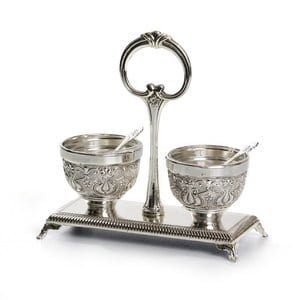 מלחיה כפולה מהודרת ניקל