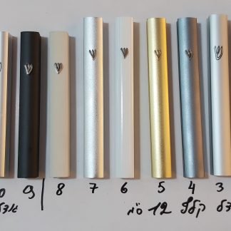 בתי מזוזה אלומיניום 10-12 ס"מ