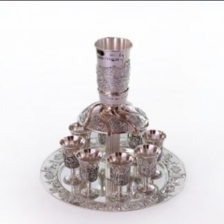 מחלק יין ל-8 גביעים דגם ירושלים מהודר