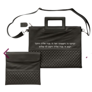 סט טלית תפילין מהודר שחור