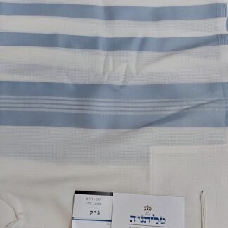 טלית צמר חתנים מהודרת דגם “ברק” מספר 60