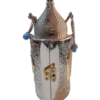 ספר תורה  מהודר ממתכת מוכסף משובץ