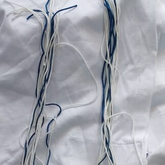 ציצית גופיה פתיל עבה תכלת עבודת יד