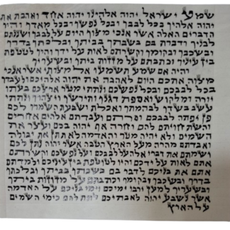 קלף מזוזה  10ס"מ