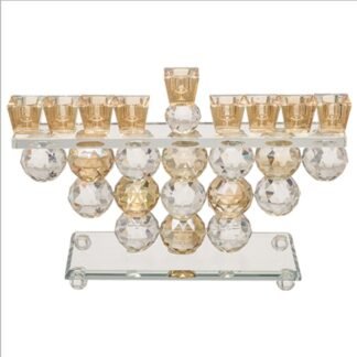 חנוכיית קריסטל איכותית ומעוצבת