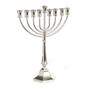 חנוכייה מוכספת מהודרת ואיכותית עיצוב מיוחד 48 ס"מ