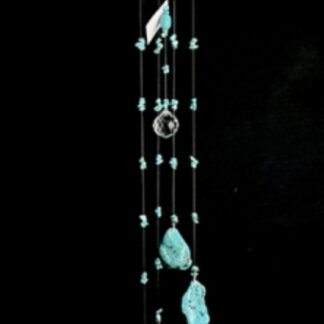 מובייל אבני טורקיז עם כדור קריסטל