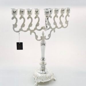 חנוכייה מוכספת מהודרת ואיכותית 42 ס"מ