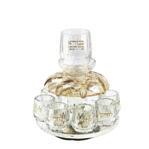 מחלק יין ל-8 גביעים קריסטל