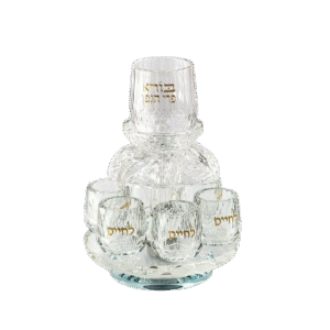 מחלק יין קריסטל ל-6 כוסיות