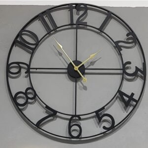 שעון קיר מתכת 80 ס"מ