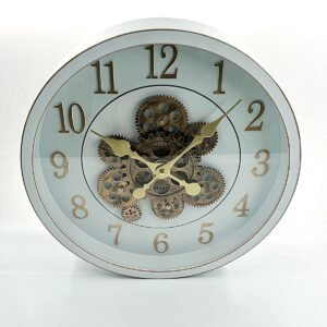 שעון קיר גלגלי שיניים מסתובבים