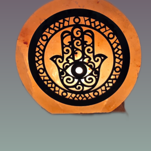 מנורת מלח דגם חמסה מעוצבת