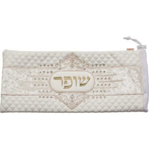 תיק לשופר מהודר דמוי עור עם רקמה 20X42 ס"מ