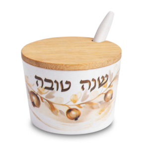 כלי לדבש "במבוק טבעי" "שנה טובה"